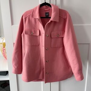 Gap Wool Blend Shirt Jacket